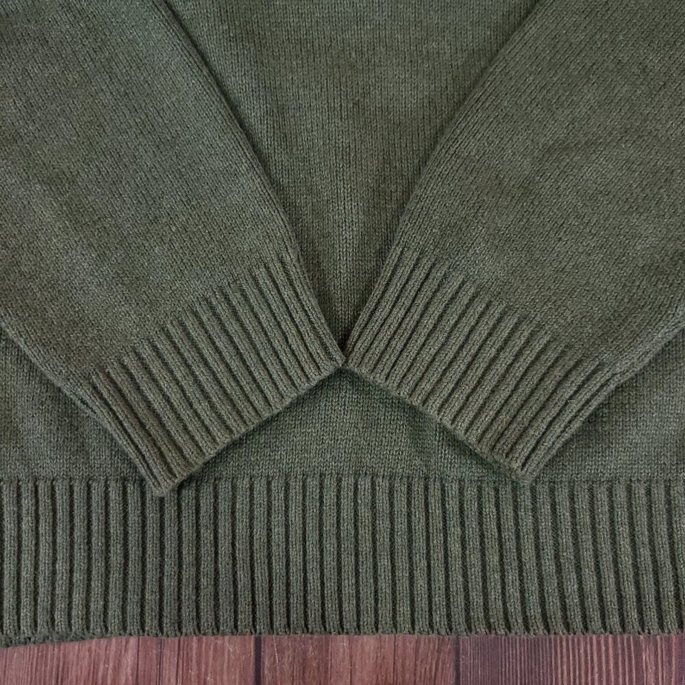 Vintage Polo by Ralph Lauren Mens XXL 1/4 Zip Pullover Sweater Mock Neck Pony - Picture 9 of 15